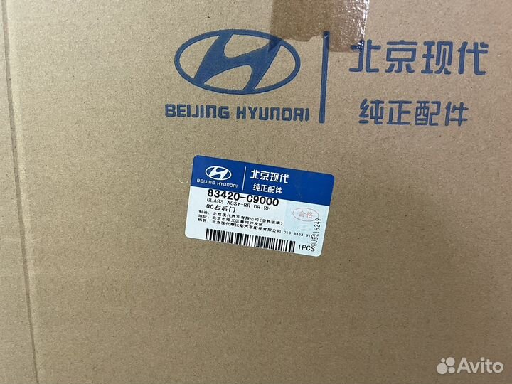 Стекло задней правой двери creta