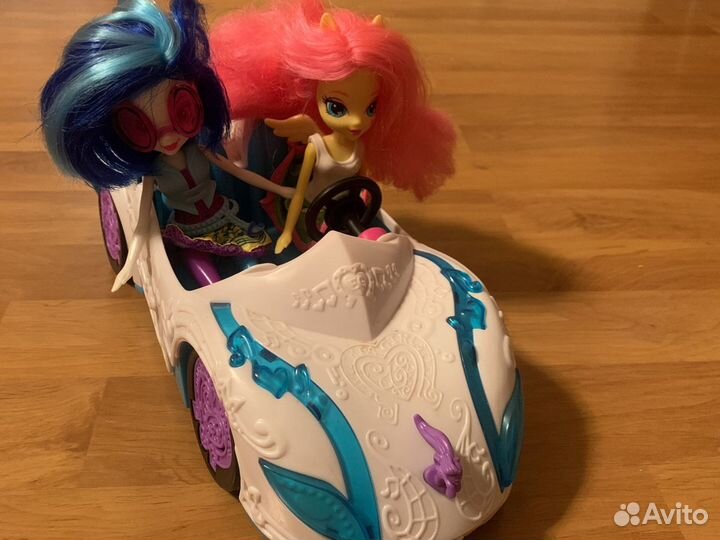 My little pony куклы Equestrian girls + машина