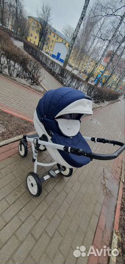 Коляска Riko bruno 3 в 1 экокожа