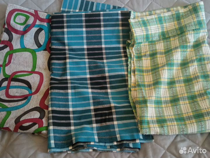 Продам ткани х/б и духи