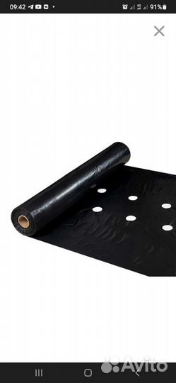 Пленка для клубники мульчирующая с перфорацией