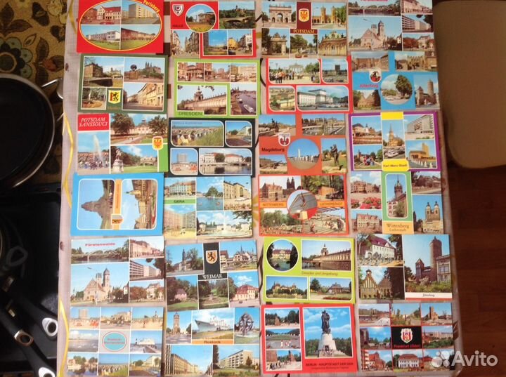 Открытки городов гдр 1981-1982 гг