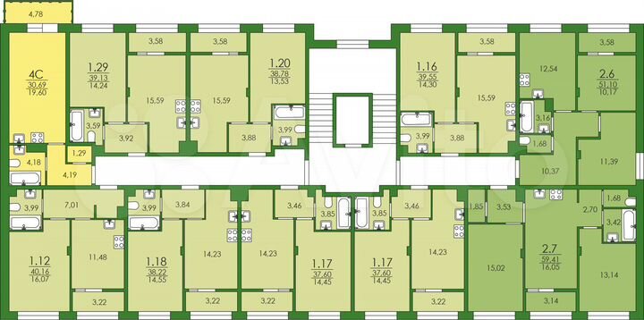 1-к. квартира, 36,5 м², 8/8 эт.