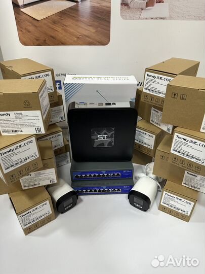 Комлект IP видеонаблюдения Tiandy на 16 камер