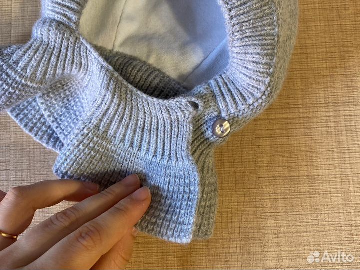 Шапка шлем демисезонная Журавлик 40 42