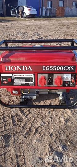 Генератор бензиновый honda eg 5500cxs