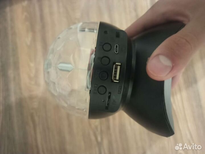 Диско шар с Bluetooth колонкой