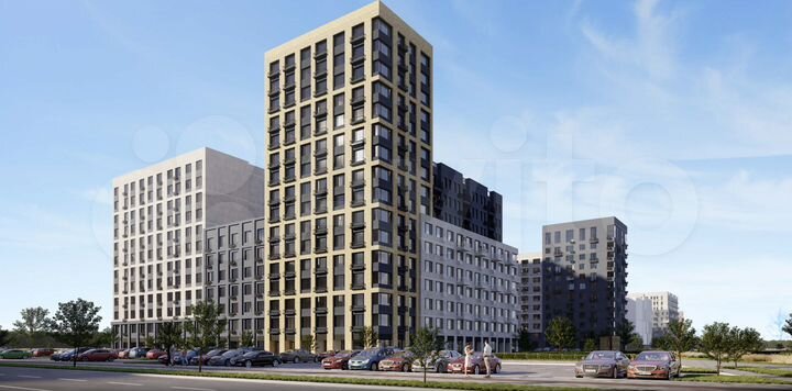 Квартира-студия, 22,5 м², 3/16 эт.