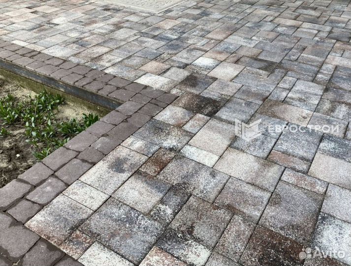 Тротуарная плитка, брусчатка, бордюры