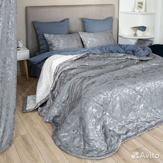 Покрывало Версаль серый