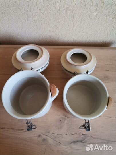 Банка для хранения керамика Santorin