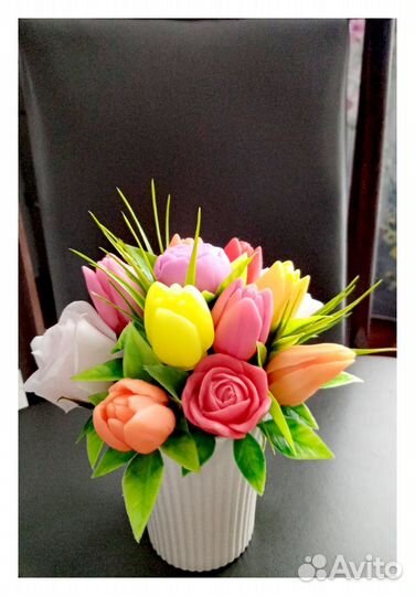 Мыльные букеты