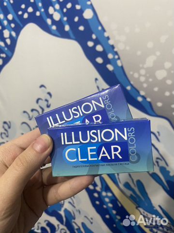 Контактные линзы Illusion Clear -5.25, -4.75