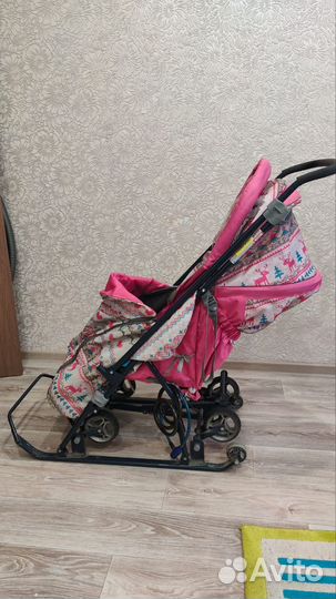 Детские санки коляска бу