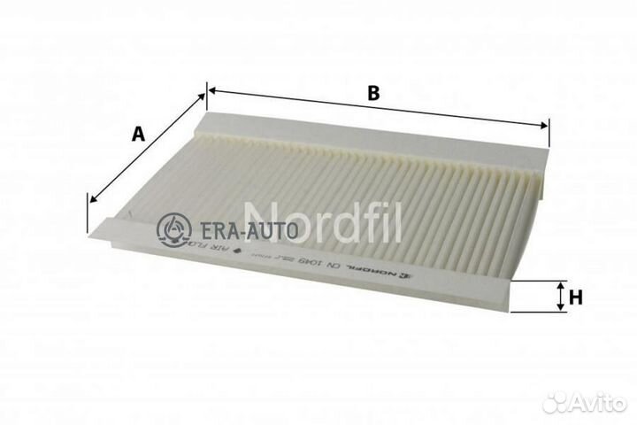 Nordfil CN1049 Фильтр салона Fiat Croma II Opel Combo B Corsa C Signum Vectra C Saab 9-3