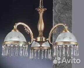 Люстра подвесная в спальню классика Италия