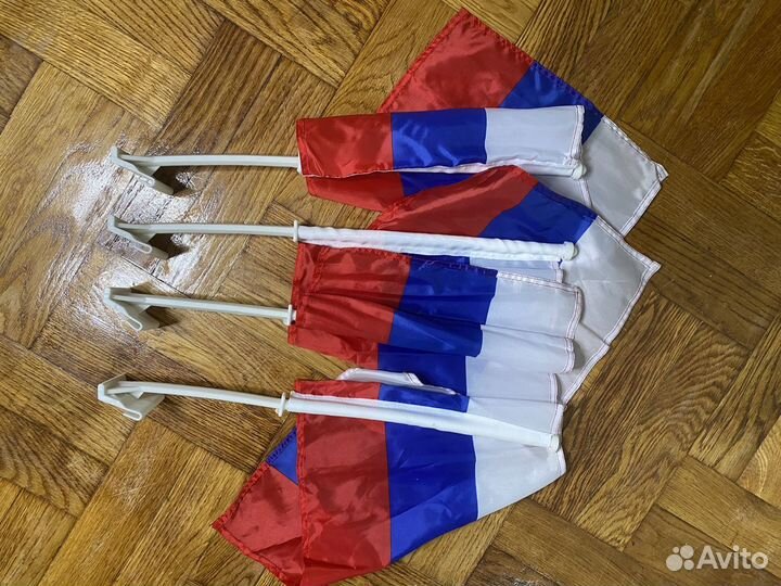 Флаги России на авто