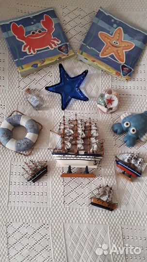 Декор украшения морская тема дача дом детская кафе