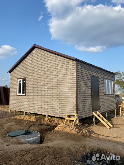 Дом каркасный кирпичный,строительство коттеджа