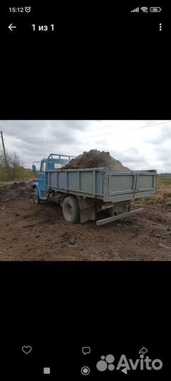 Доставка, чернозём навоз, перегной 6-10 -20 тонн