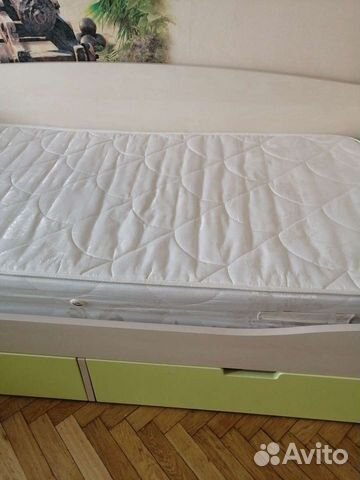Кровать для двух деток с матрасом бу 90x190