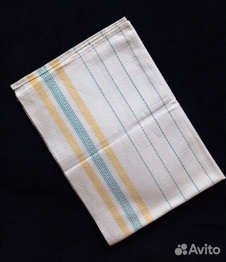 Лён полотенечный СССР, размер: 140 х50см