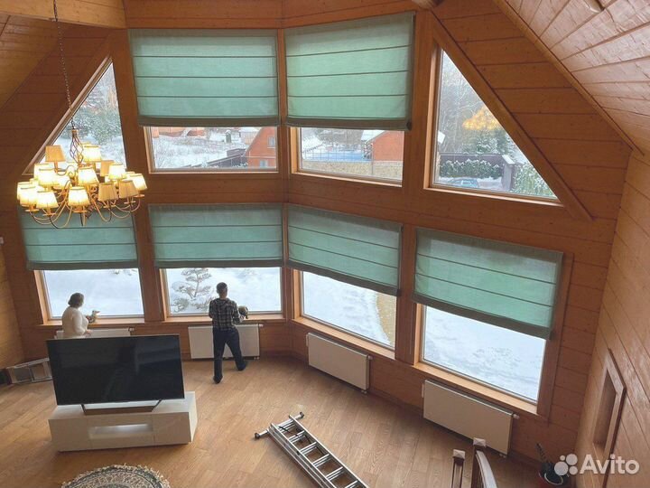 Автоматические рулонные шторы