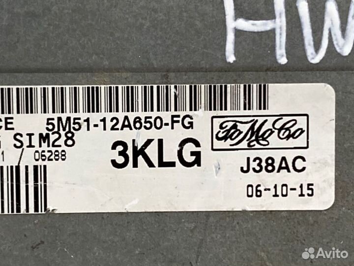 Блок управления двигателем Ford Focus hwda 2006