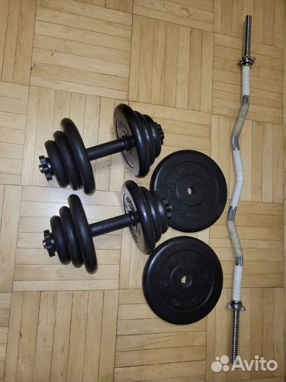 Штанга блины гриф гантели