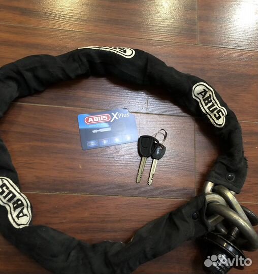 Цепь противоугонная abus с замком abus Granit 68