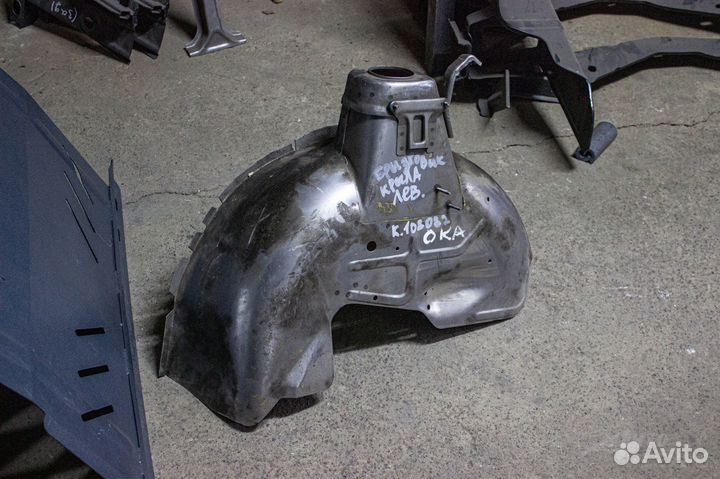 Брызговик ваз-1111 левый передний