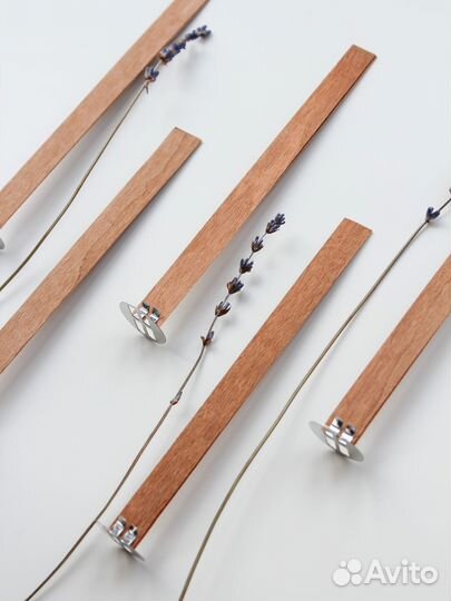 Деревянный фитиль для свечей 12мм*140мм