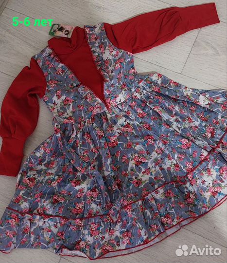 Платье для девочки 5-6 лет