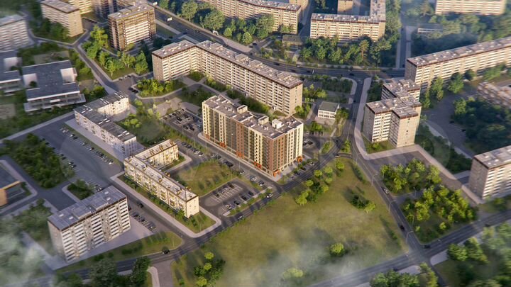 2-к. квартира, 64 м², 7/11 эт.
