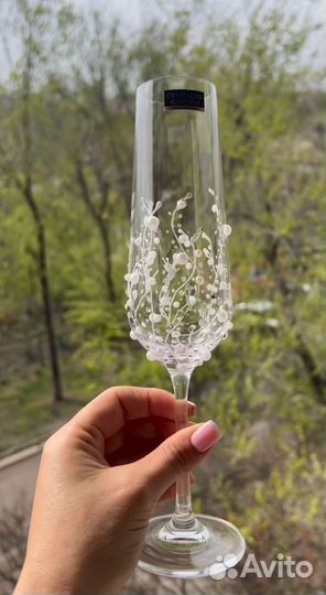 Свадебные бокалы ручной росписи