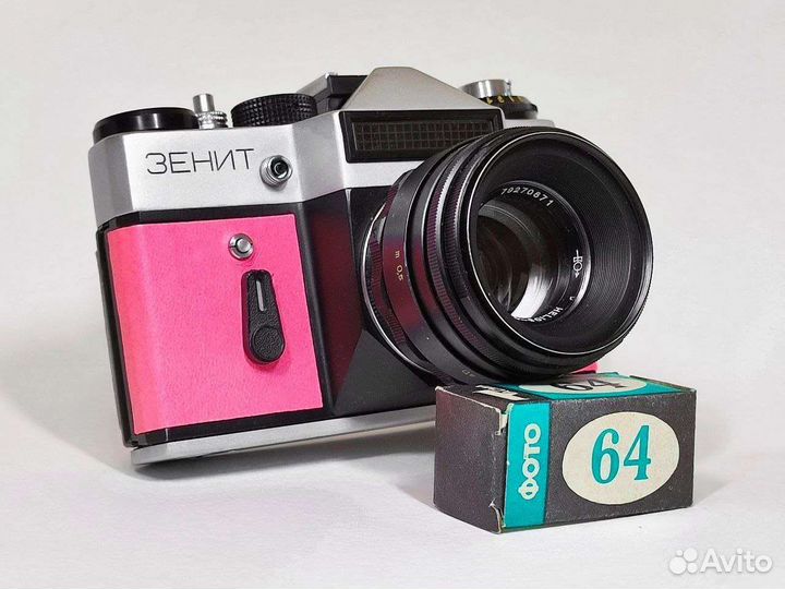 Фотоаппарат Зенит Е + Объектив Hellios 44 2