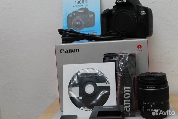 Фотоаппарат Canon EOS 1300D Kit 18-55mm f/3.5-5.6