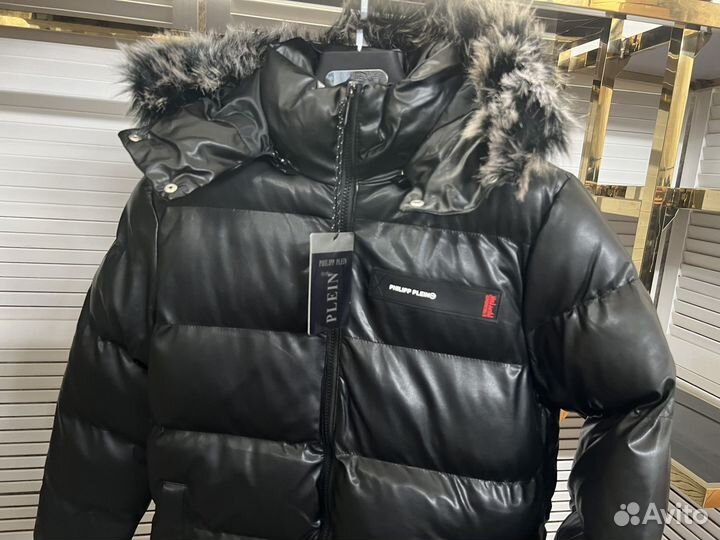 Пуховик philipp plein мужской зима