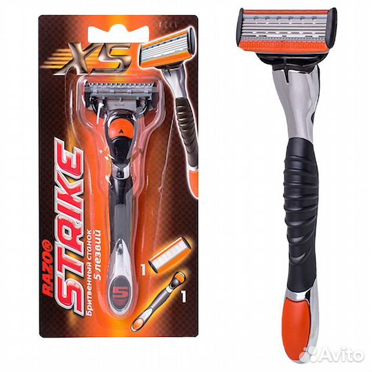 Станок для бритья razo Strike Х5 5 лезвий плавающа