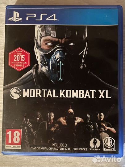 Игра (диск) Mortal Kombat XL на PS4