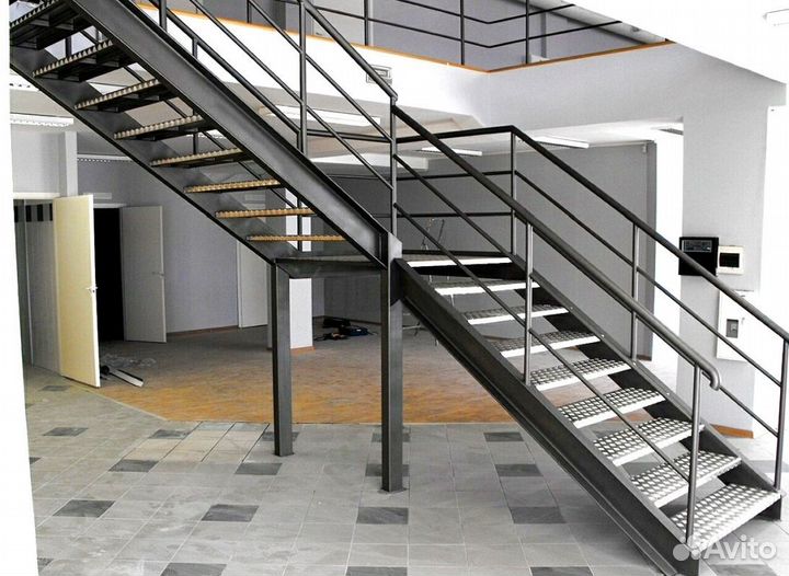 Металлические лесницы и перила дизайн 5937