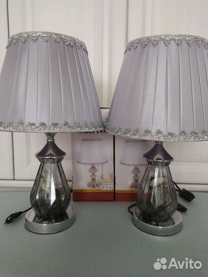Лампа настольная прикроватная, комплект