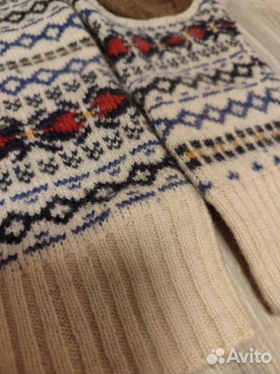 Английский свитер peckott из овечьей шерсти