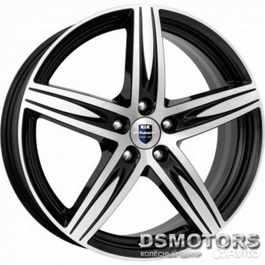 Диски Андорра 7/17 5x114.3 ET35 d60.1 алмаз чёрный