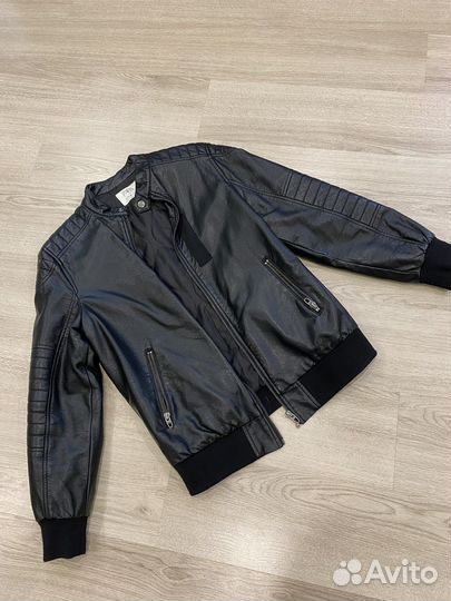 Кожаная куртка детская