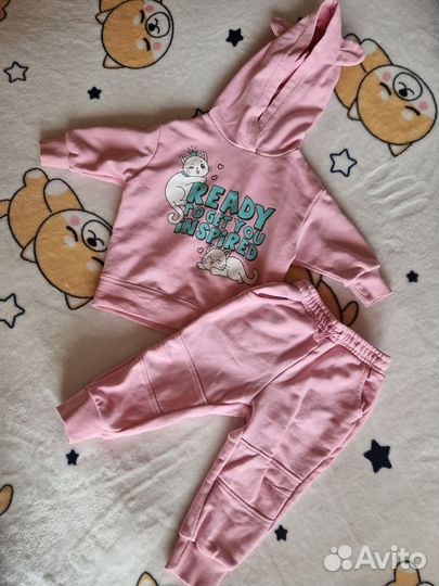 Вещи пакетом на девочку 80-86