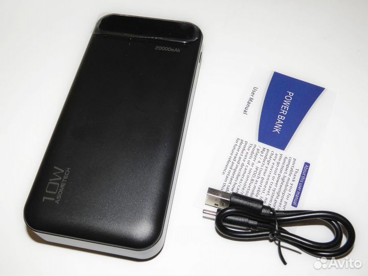 Powerbank повербанк беспроводная зарядка 36000