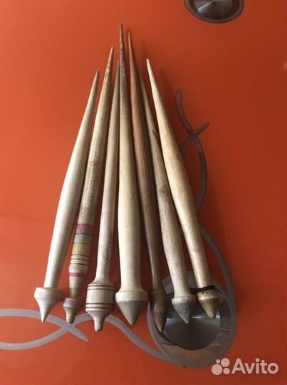 Веретено деревянное —-винтаж