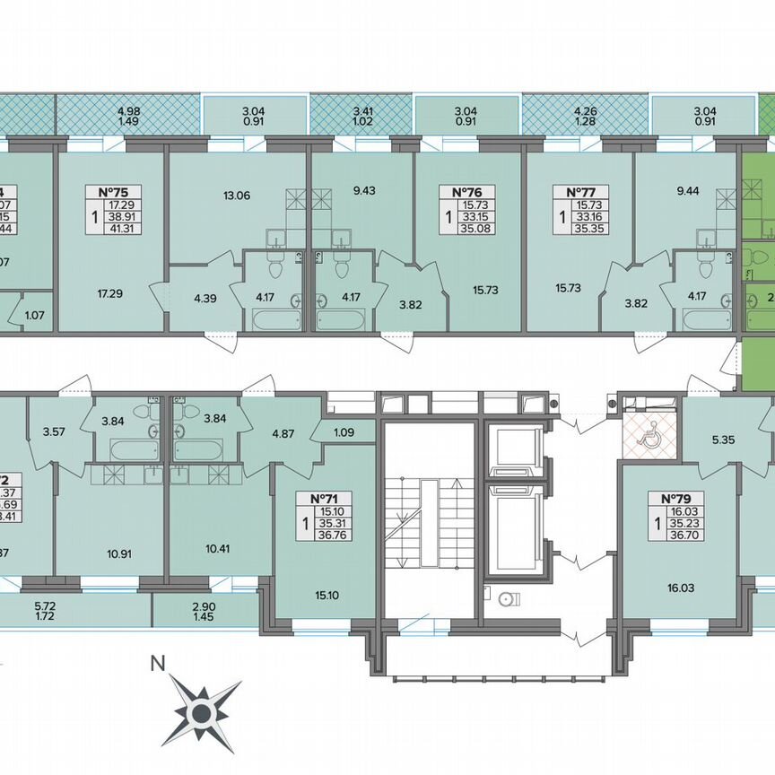 1-к. квартира, 36,7 м², 2/11 эт.