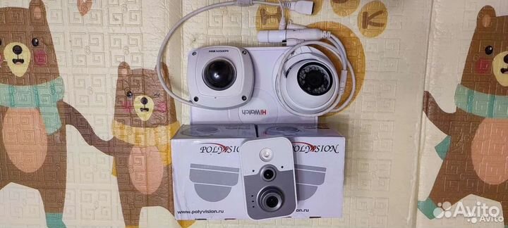 Комплект видеонаблюдения 4 камеры 2Mp 
